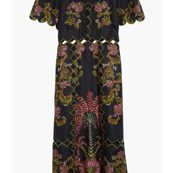 NWT Farm Rio Embroidered dress with cutouts - Picture 5 of 10